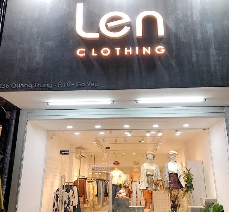Cửa hàng thời trang Len Clothing chi nhánh Gò Vấp