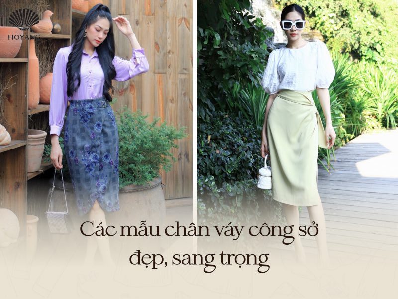 Khám phá các mẫu chân váy công sở đẹp, dễ phối đồ