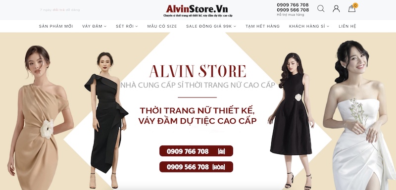 Alvin Store - Shop bán đầm suông đẹp TPHCM với thiết kế cao cấp