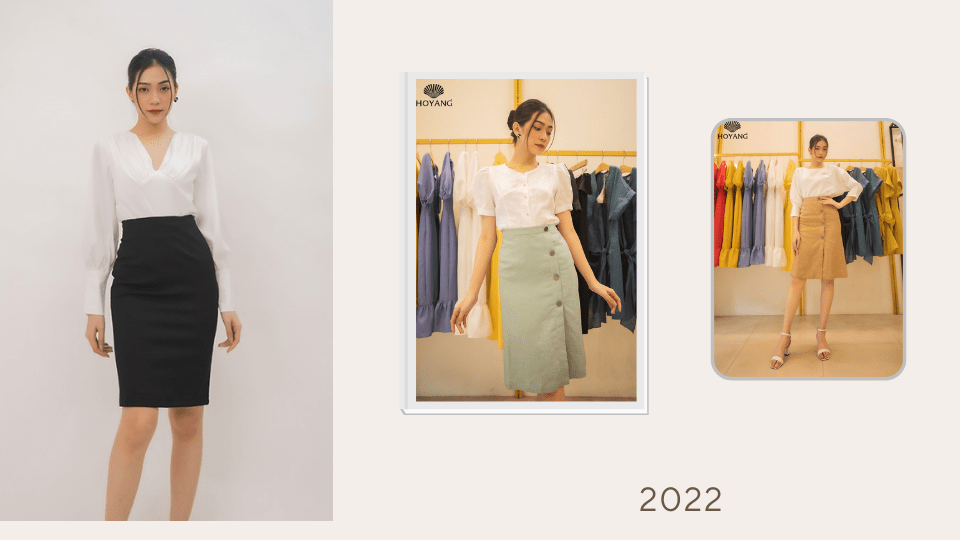 Chân váy công sở xẻ tà Cao Cấp bút chì style Hàn Quốc SK2101 KRfashion  Váy  Cạp cao co dãn tốtcó lớp lót trong