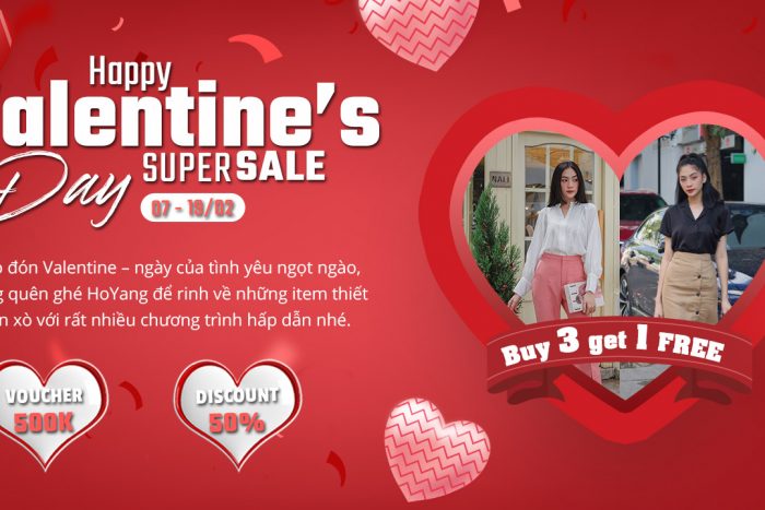 Khuyến Mãi Valentine – Yêu hết mình, sale hết đời
