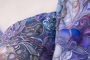 áo dài họa tiết