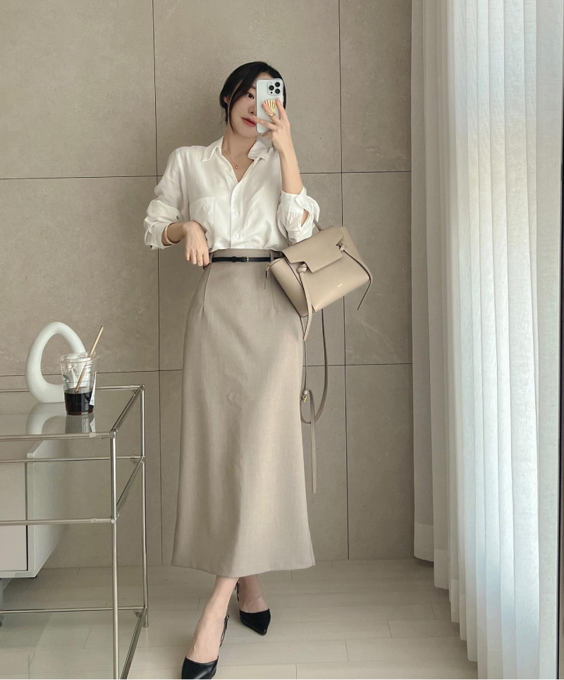 Sử dụng một số phụ kiện đơn giản tạo điểm nhấn cho outfit