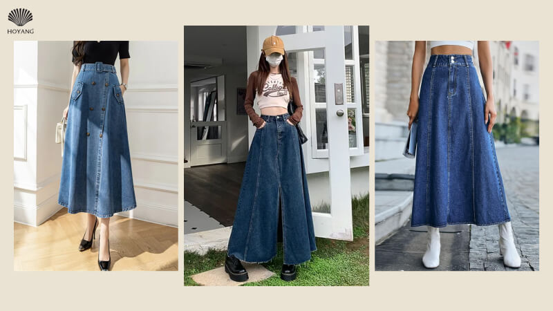 Váy denim là item chưa bao giờ lỗi thời