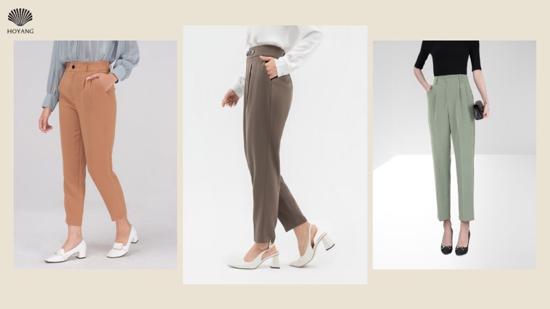 Quần baggy tây tối giản, lịch sự, trang trọng