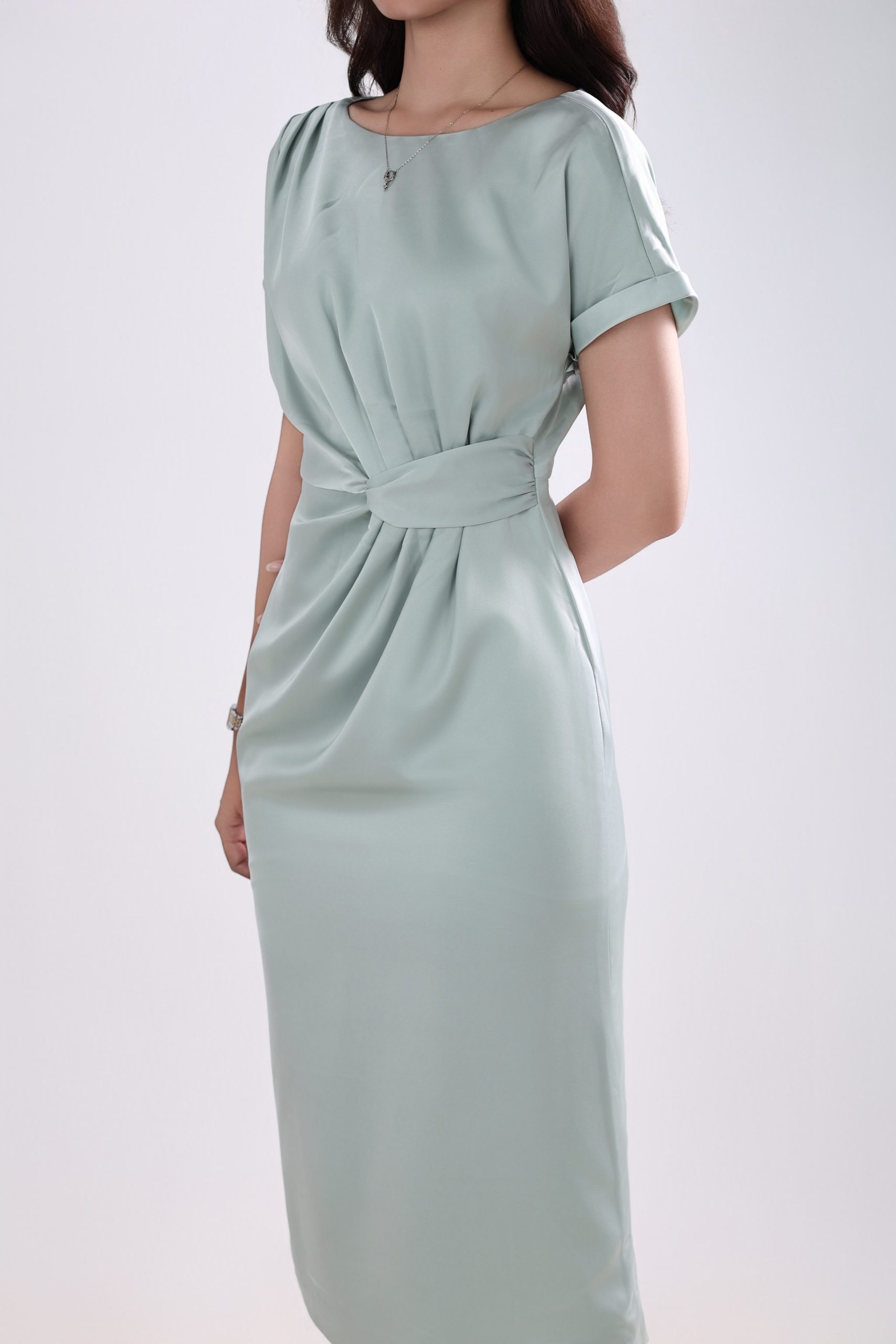 ĐẦM DẠ TIỆC LỤA SATIN