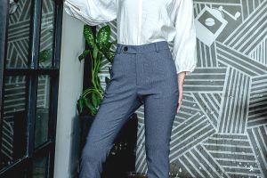 ao trang va quan baggy