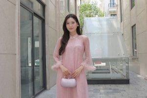 ao dai hong